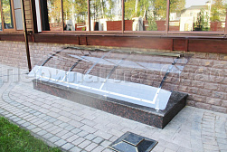 Козырьки и навесы на металлокаркасе в Краснодаре. Готовые проекты ПерилаГлавСнаб - фото 5