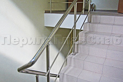 Перила и ограждения из нержавеющей стали с двумя ригелями в Краснодаре. Готовые проекты ПерилаГлавСнаб - фото 15