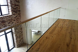 Цельностеклянные ограждения на несущем стекле в Краснодаре. Готовые проекты ПерилаГлавСнаб - фото 26