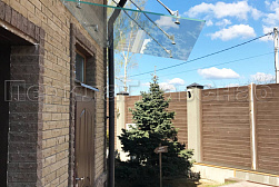 Стеклянные козырьки на вантах в Краснодаре. Готовые проекты ПерилаГлавСнаб - фото 17