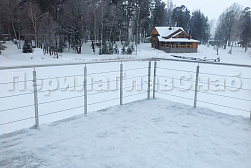 Перила и ограждения для террас в Краснодаре. Готовые проекты ПерилаГлавСнаб - фото 17