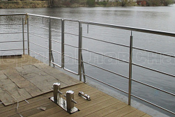 Ограждение лестницы от детей в Краснодаре. Готовые проекты ПерилаГлавСнаб - фото 8