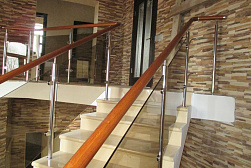 Ограждения лестничных маршей в Краснодаре. Готовые проекты ПерилаГлавСнаб - фото 30