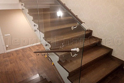 Цельностеклянные ограждения на несущем стекле в Краснодаре. Готовые проекты ПерилаГлавСнаб - фото 10