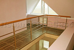 Ограждения из нержавеющей стали с тремя ригелями в Краснодаре. Готовые проекты ПерилаГлавСнаб - фото 13