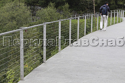 Тросовые ограждения в Краснодаре. Готовые проекты ПерилаГлавСнаб - фото 5