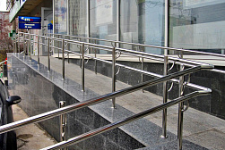 Поручни для инвалидов из нержавеющей стали в Краснодаре. Готовые проекты ПерилаГлавСнаб - фото 17