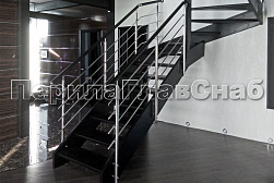 Четырёх и многоригельные перила и ограждения в Краснодаре. Готовые проекты ПерилаГлавСнаб - фото 2