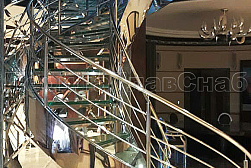 Ограждения для лестниц в Краснодаре. Готовые проекты ПерилаГлавСнаб - фото 19