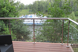 Перила и ограждения для террас в Краснодаре. Готовые проекты ПерилаГлавСнаб - фото 22