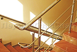 Ограждения из нержавеющей стали с тремя ригелями в Краснодаре. Готовые проекты ПерилаГлавСнаб - фото 15