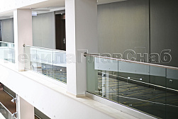 Цельностеклянные ограждения на несущем стекле в Краснодаре. Готовые проекты ПерилаГлавСнаб - фото 25