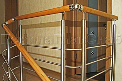 Ограждения из нержавеющей стали с тремя ригелями в Краснодаре. Готовые проекты ПерилаГлавСнаб - фото 11