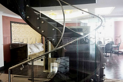 Цельностеклянные ограждения на несущем стекле в Краснодаре. Готовые проекты ПерилаГлавСнаб - фото 4