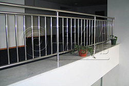 Перила и ограждения с вертикальным заполнением в Краснодаре. Готовые проекты ПерилаГлавСнаб - фото 4