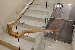 Перила и ограждения из нержавейки и дерева в Краснодаре. Готовые проекты ПерилаГлавСнаб - фото 7