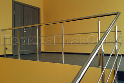 Ограждения из нержавеющей стали с тремя ригелями в Краснодаре. Готовые проекты ПерилаГлавСнаб - фото 17