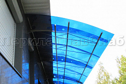 Консольные козырьки и навесы в Краснодаре. Готовые проекты ПерилаГлавСнаб - фото 2