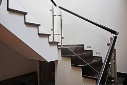 Перила и ограждения из нержавейки и дерева в Краснодаре. Готовые проекты ПерилаГлавСнаб - фото 22