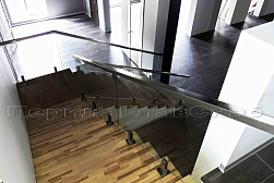 Стеклянные перила для лестниц в Краснодаре. Готовые проекты ПерилаГлавСнаб - фото 10