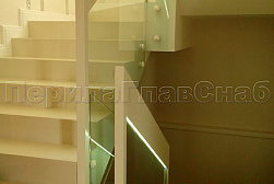 Цельностеклянные ограждения на несущем стекле в Краснодаре. Готовые проекты ПерилаГлавСнаб - фото 30