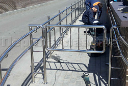 Поручни для инвалидов из нержавеющей стали в Краснодаре. Готовые проекты ПерилаГлавСнаб - фото 24