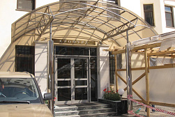 Козырьки и навесы на металлокаркасе в Краснодаре. Готовые проекты ПерилаГлавСнаб - фото 29