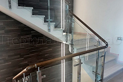 Стеклянные перила для колодезных лестниц в Краснодаре. Готовые проекты ПерилаГлавСнаб - фото 3