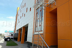 Козырьки и навесы на металлокаркасе в Краснодаре. Готовые проекты ПерилаГлавСнаб - фото 12