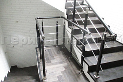 Перила и ограждения из нержавейки и дерева в Краснодаре. Готовые проекты ПерилаГлавСнаб - фото 5