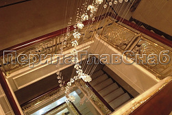 Латунные перила под золото в Краснодаре. Готовые проекты ПерилаГлавСнаб - фото 15