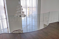 Цельностеклянные ограждения на несущем стекле в Краснодаре. Готовые проекты ПерилаГлавСнаб - фото 9