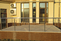 Ограждения и перила без ригелей из нержавеющей стали (без заполнения) в Краснодаре. Готовые проекты ПерилаГлавСнаб - фото 10